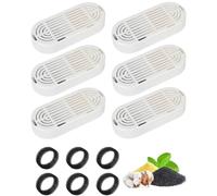 Pyugxab 6PCS Cat Water Fountain Filters 3.2L/108oz & 4L/134oz Pet Water Fountain Drinking Fountain Parts Accessories Filter Foams
