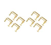 Pyugxab 8Pcs Violin Fine Tuners Gold Violin Parts String Adjusters Replacement for 4/4 Violin