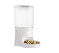 Pyugxab APP Control Automatic Pet Feeder,4.2L 2.4G WiFi Enabled Pet Feeder,Dual Bowl Automatic Pet Food Dispenser for Cats&Dog A