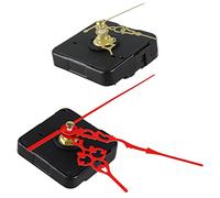 Pyugxab DIY Clock Metal Texture Wall Clock Retro Wall Clock & Quartz Black Wall Clock Movement Mechanism