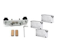 Pyugxab Guitar Bridge Clamp Guitar Bridge Bonding Tool with 3PCS 1590B Style Guitar Effects Pedal Stomp Box Enclosure