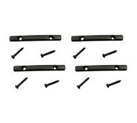 Pyugxab Guitar String Tree Guides String Retainer Bar for Strat Tele Guitar Replacement Parts, Black (Pack of 4)