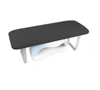 Pyugxab Nail Arm Rest,Detachable Arm Rest for Nails Tech, Non-Slip Hand Rest for Nails Tech, Nail Arm Rest for Nail Tech Black