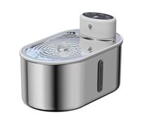 Pyugxab Stainless Steel Pet Water Fountains Dog Water Fountain for Dog and Cats 3L Water Bowl Dispenser W/Filter Drinking Bowls