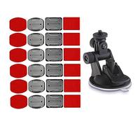 Pyugxab Suction fixing Holder car mount with Helmet Accessories Kit Set 12x Mounts + 12x Sticker Pads