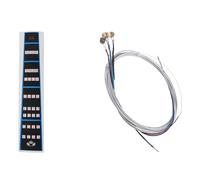 Pyugxab V68 1 Set Violin Strings 4 Pieces E a D G for 1/8 1/4 1/2 3/4 4/4 Common Size Stringed & 1x Violin Finger Guide/Fingerboard Sticker Fret Guide Label Finger Chart for Size 4/4