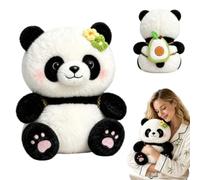 PYuWejn Panda Ornament, 25cm Unique Panda Decoration, Companion for Adults | Classic Panda Design,Smoothh Material, PP cotton filling,Portable Comfort,Embroidery pattern details,Surprise and Unique Gift