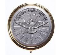 Pyx Holy Communion Wafer 6.5 cm diameter x 2 cm deep. Eucharistic Minister for a Priest.Holy Spirit Communion