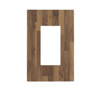 Pyxmyqiu Decorative Outlet Covers Dark Brown Wood Grain 1 Gang Single Rocker GFCI Wall Plates Electrical Switch Plate Cover Light Switch Cover Plate for Cabin Farmhouse Decor