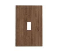 Pyxmyqiu Outlet Covers Walnut Wood Grain Texture 1 Gang Duplex Electrical Socket Cover Light Switch Cover Plate Decorative Switch Plate Covers for Farmhouse Bathroom Decor