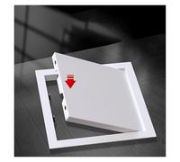 PYYDJQ Aluminum Ceiling/Drywall Access Panel 4x4 8x8 24x24 In, White Service Access Hole Cover with Click Open, Seamless Inspection Hatch for Plumbing(4x6in(102x152mm))