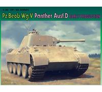 Pz.Beob.Wg.V Ausf.D Early Production Tank 1:35 Plastic Model Kit Dragon Models