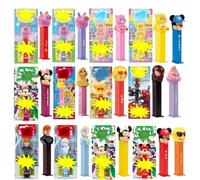 Pz Candy Refills - 1 Dispenser & 2 Individually Wrapped of Pz Refill Sweets - 12 x Characters with Candy Refills Packs 17g