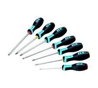 (PZ1 x 250mm) OX Pro Magnetic Tipped Pozi / Pozidriv Screwdriver (Various Sizes)