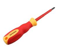 PZ1 x 80mm VDE Insulated Soft Grip Electrical Electricians Screwdriver Pozi