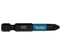 PZ2 x 50mm Pozidriv Impact Black Screwdriver Bits, 10 Pack - E-12413