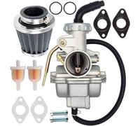 PZ20 Carburetor for Kazuma Baja 50cc 70cc 90cc 110cc 125cc TaoTao 110B NST SunL Chinese Quad 4 stroke ATV 4 wheeler Go kart Dirt Bike Honda CRF50F XL75 CRF80F XR50R│PZ20 Carb with Air Fuel Filter