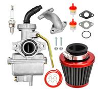 PZ20 Carburetor Kit for Tao tao Coolster 125cc 110cc 90cc 70cc 50cc Kazuma Baja Chinese Kids ATV Quad 4 Wheeler SunL NST Roketa Loncin Lifan XR80 CRF70 PW80 4 Stroke Go Kart Pit Dirt Bike Parts