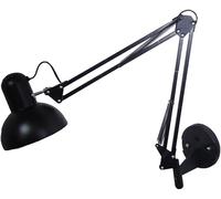 PZAOJAU Black Industrial Swing Arm Wall Light Adjustable Long Arm Wall Sconces Lamp Aluminum Double-arms Folding Architect Work Wall Mount Lighting For Bedroom Reading Living Room