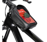 PZCC Bike Phone Holder and Bike Bag for Riders - Universal Fit for 4"-7" Mobile Phones - Waterproof - Top Tube & Stem Compatible