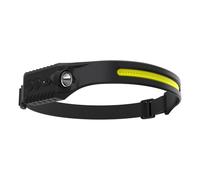 PZCC LED Running Head Torch - Rechargeable 7 Modes Motion Sensor 230° Adjustable IPX4 Waterproof Headtorch with Lights for Camping & Running - Head Torch Rechargeable, White and RED Lights