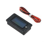 Pzem-009 Dc Voltage Meter 8-100v Range Digital Lcd Screen Battery Monitor Featuring For Splash Resistance And Self Calibration, Orange(Black)