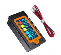 Pzem-009 Dc Voltage Meter 8-100v Range Digital Lcd Screen Battery Monitor Featuring For Splash Resistance And Self Calibration, Orange(orange)