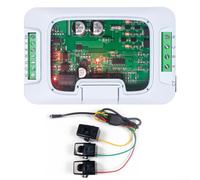 PZEM-6L24 Three-Phase AC Energy Meter, RS485 Modbus-RTU Power Monitor Module for 380V 100A, Active Reactive kWh Voltage Current Analyzer for IoT System(Host + opening)