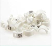 pzghwh Engraved Open Leg Rings for Canaries, With Inner Diameters of 2.7/3/4/4.5/5 Mm, Suitable for Small Birds Such as Parrots and Pigeons. Made Entirely of Plastic, 30 Pieces with Serial Number