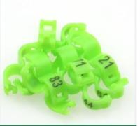 pzghwh Engraved Open Leg Rings for Canaries, With Inner Diameters of 2.7/3/4/4.5/5 Mm, Suitable for Small Birds Such as Parrots and Pigeons. Made Entirely of Plastic, 30 Pieces with Serial Number
