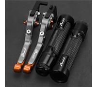 PZGRHWRWD Brake Clutch Levers & 7/8" 22MM Handlebar Hand Grips CNC Motorcycle for Yamaha YZF R6 YZFR6 YZF-R6 1999-2004 2003 2002 2001 2000(Black 4)