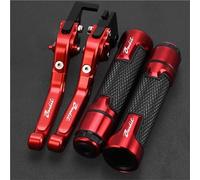 PZGRHWRWD Brake Clutch Levers & 7/8" 22MM Handlebar Hand Grips CNC Motorcycle for Yamaha YZF R6 YZFR6 YZF-R6 1999-2004 2003 2002 2001 2000(Red 2)