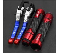 PZGRHWRWD Brake Clutch Levers & 7/8" 22MM Handlebar Hand Grips CNC Motorcycle for Yamaha YZF R6 YZFR6 YZF-R6 1999-2004 2003 2002 2001 2000(Red 6)