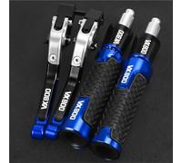PZGRHWRWD for Suzuki VX800 L/M/N/R/TVS51B VX 800 1996 1995 1994 1993 1992 1991 1990 Motorcycle Brake Lever Clutch Handle Adjustable Grips Sets(Blue 4)