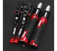 PZGRHWRWD for Suzuki VX800 L/M/N/R/TVS51B VX 800 1996 1995 1994 1993 1992 1991 1990 Motorcycle Brake Lever Clutch Handle Adjustable Grips Sets(Red 3)