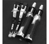 PZGRHWRWD for Suzuki VX800 L/M/N/R/TVS51B VX 800 1996 1995 1994 1993 1992 1991 1990 Motorcycle Brake Lever Clutch Handle Adjustable Grips Sets(Silver 2)