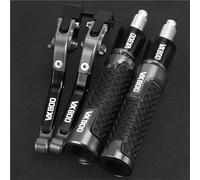 PZGRHWRWD for Suzuki VX800 L/M/N/R/TVS51B VX 800 1996 1995 1994 1993 1992 1991 1990 Motorcycle Brake Lever Clutch Handle Adjustable Grips Sets(Gray 1)
