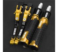 PZGRHWRWD for Suzuki VX800 L/M/N/R/TVS51B VX 800 1996 1995 1994 1993 1992 1991 1990 Motorcycle Brake Lever Clutch Handle Adjustable Grips Sets(Gold 1)
