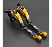PZGRHWRWD for Yamaha XJR 1300/Racer 2004-2016 Clutch Lever Brake Lever Set Adjustable Folding Handle Levers Motorcycle Accessories Parts(Gold)