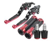 PZGRHWRWD Motorcycle Brake Clutch Levers Handlebar Grips end for CBR1100XX for CBR 1100 XX for CBR1100 XX Blackbird 1997-2007 2006 2005 2004(Red 2)