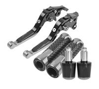 PZGRHWRWD Motorcycle Brake Clutch Levers Handlebar Grips end for CBR1100XX for CBR 1100 XX for CBR1100 XX Blackbird 1997-2007 2006 2005 2004(Silver 2)