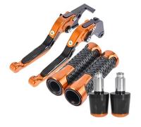PZGRHWRWD Motorcycle Brake Clutch Levers Handlebar Grips end for CBR1100XX for CBR 1100 XX for CBR1100 XX Blackbird 1997-2007 2006 2005 2004(Orange 2)