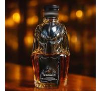 PZJDFDC Whiskey Decanter Wine Bottle - Art Statue, Alien Monster Whiskey Decanter Statue, 3D Glass Iron Blood Hero Craft, Perfect Gift For Movie Fans(A)