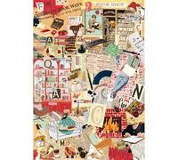 Clementoni Jigsaw Puzzle 1000 pieces More is More - Books & Writing, Puzzle for Adults 14-99 y ears, Compact box, Made in Italy, 37074