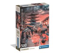 Clementoni Puzzle 500 pieces Collection, Evening in Kyoto, Compact box, Puzzle for Adults 14-99 Years, Made in Italy, 35599