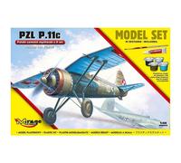 Pzl P.11C Polish Fighter Aircraft (Wwii) Top Quality Model