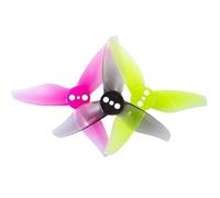 PZLOZPA For 16PCS/8Pairs for GEMFAN for Hurricane 2023 3-Blade 2 Inch Propeller 3 Holes 1.0mm/1.5mm Center Hole Diameter for RC Toothpick FPV Drone Easy to replace(8 pairs 1.0mm Yellow)