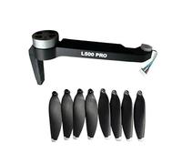 PZLOZPA For L500 PRO RC Drone Paddle Motor Arm with Brushless Easy to replace(Blade Front B Black)
