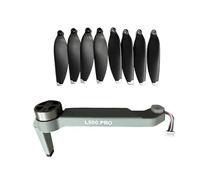 PZLOZPA For L500 PRO RC Drone Paddle Motor Arm with Brushless Easy to replace(Blade Front B Gray)