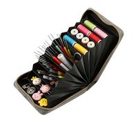 Pzmjwkyn Circular Knitting Needle Bag, Practical Craft Companion, 13.5x5x20cm, Knitting Needle Organizer Zipper Pouch, Organizer Case for Crochet, Easy to Use, for Travel Gathering Spool Tool